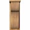 Ekena Millwork Carmel Rough Sawn Corbel w/Backplate, Western Red Cedar, 8"W x 10"D x 22"H COR08X10X22CAR01RWR - alternate 3
